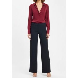 KOOKAÏ Oyster Core Low Rise Tailored Pants, Black, FR38/US6